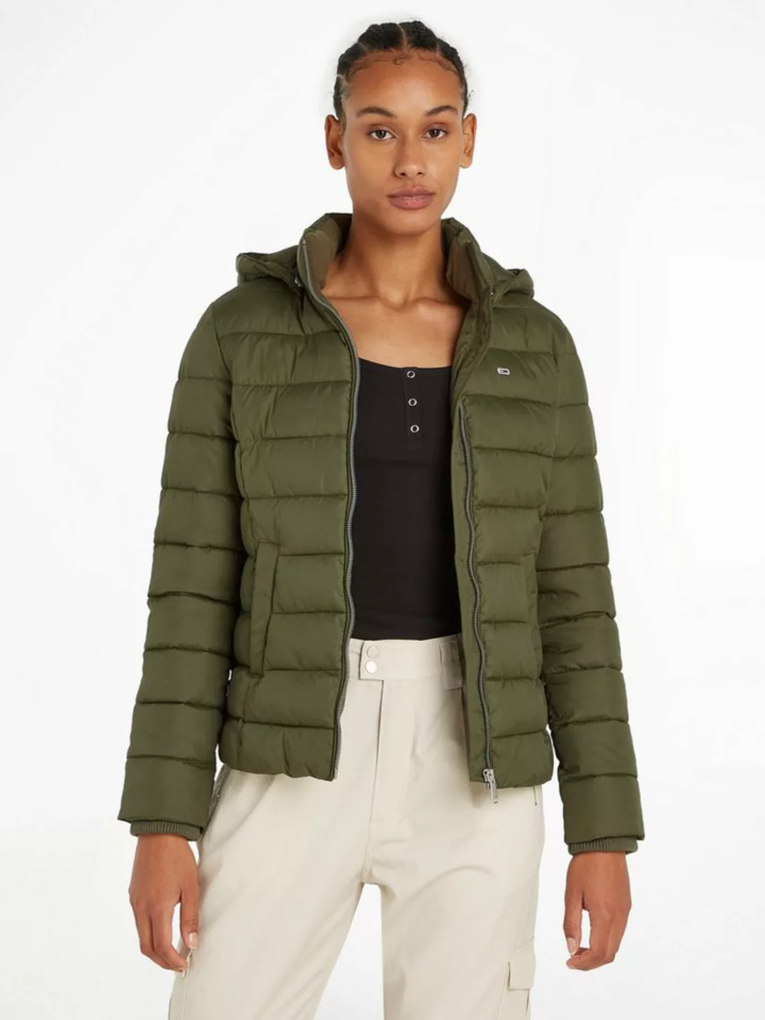 Tommy Jeans Steppjacke TJW BASIC HOODED JACKET mit Kapuze günstig online kaufen