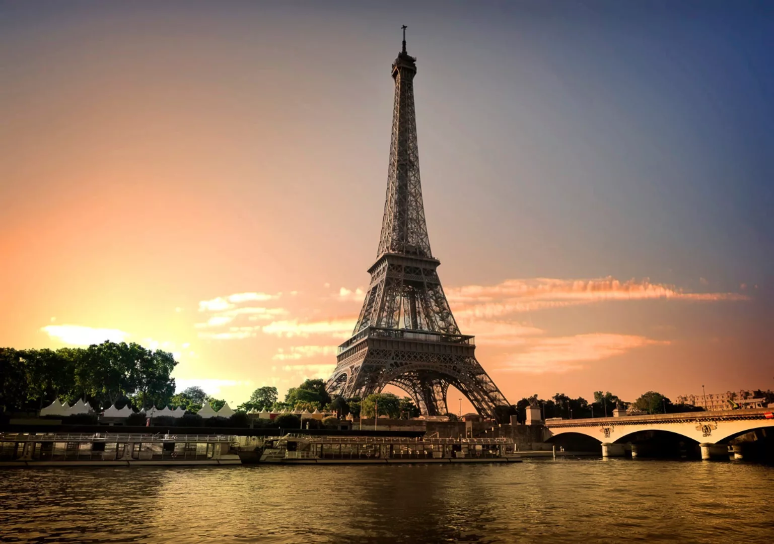 Papermoon Fototapete »Eiffelturm« günstig online kaufen