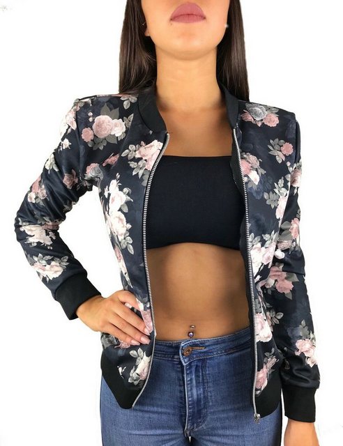 Worldclassca Blouson Worldclassca Damen Blouson Bomberjacke Blumen Übergang günstig online kaufen