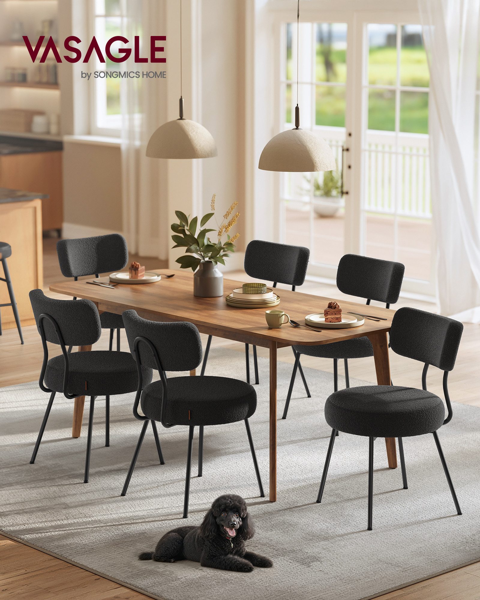 VASAGLE Esszimmerstuhl 2er Set/ 4er Set günstig online kaufen