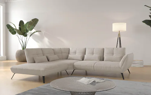 Places of Style Ecksofa "Mikado", mit Click&Seat Schnellbefestigungssystem günstig online kaufen