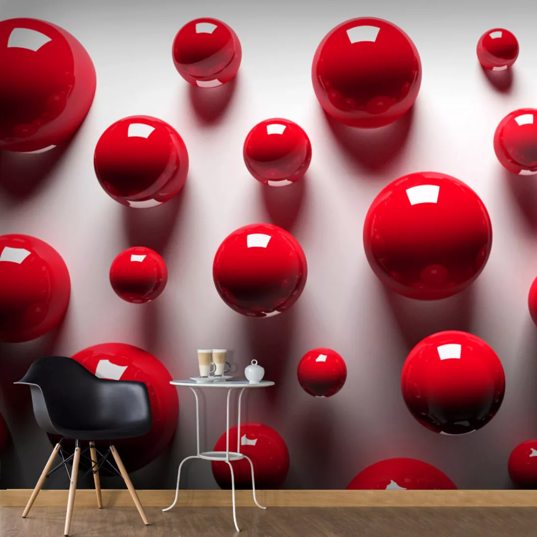 Fototapete - Red Balls günstig online kaufen
