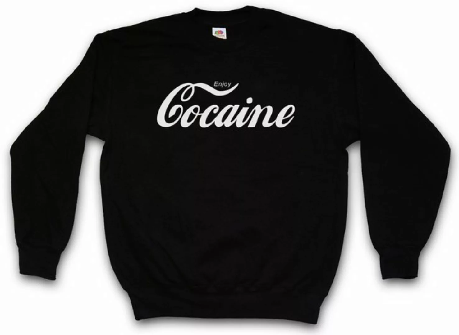 Urban Backwoods Sweatshirt Enjoy Cocaine Fun Sweatshirt Logo Symbol Kokain günstig online kaufen