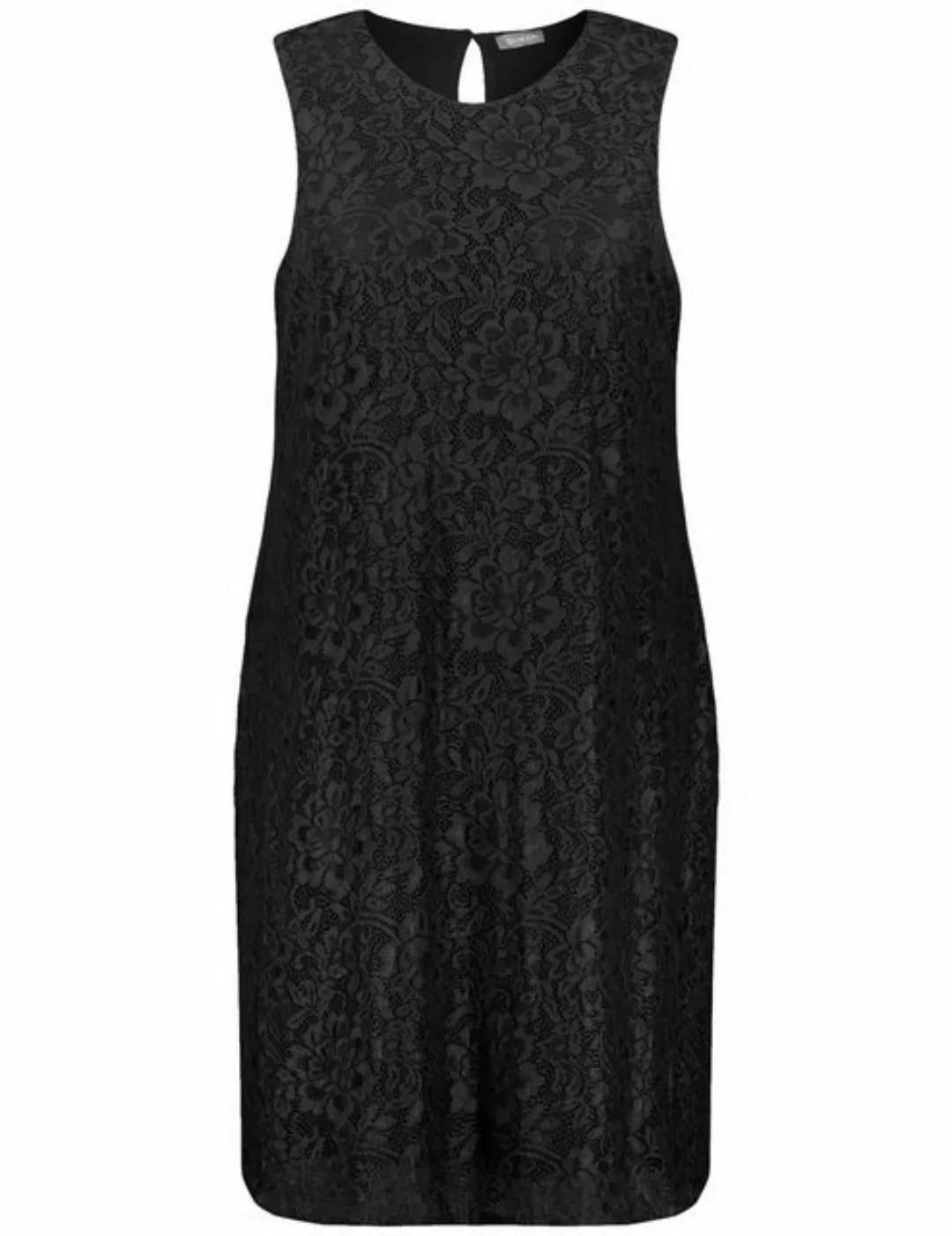 Samoon A-Linien-Kleid Ärmelloses Spitzenkleid mit Stretchkomfort günstig online kaufen