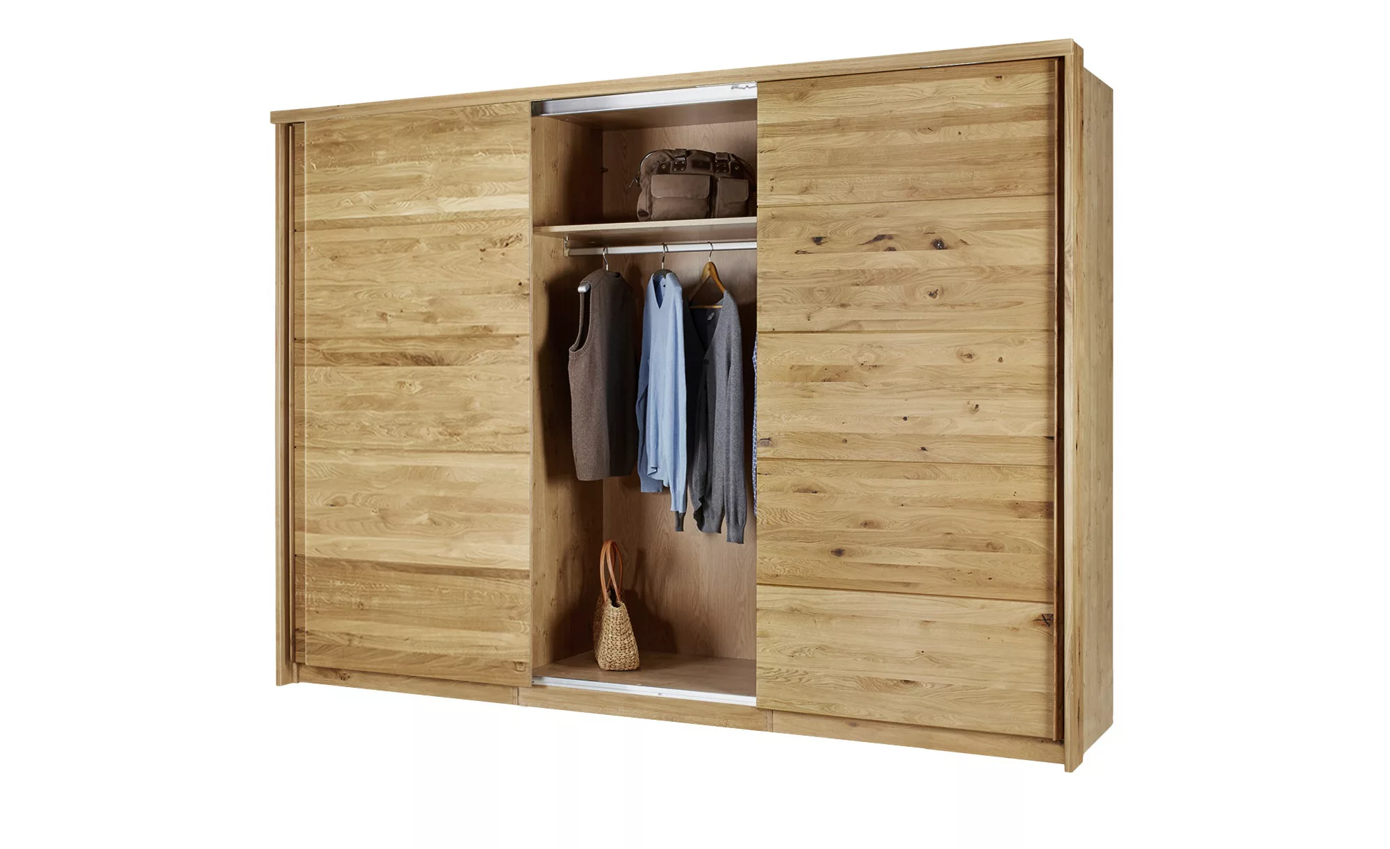 Schwebetürenschrank  Nicole ¦ holzfarben ¦ Maße (cm): B: 285 H: 209 T: 70 S günstig online kaufen