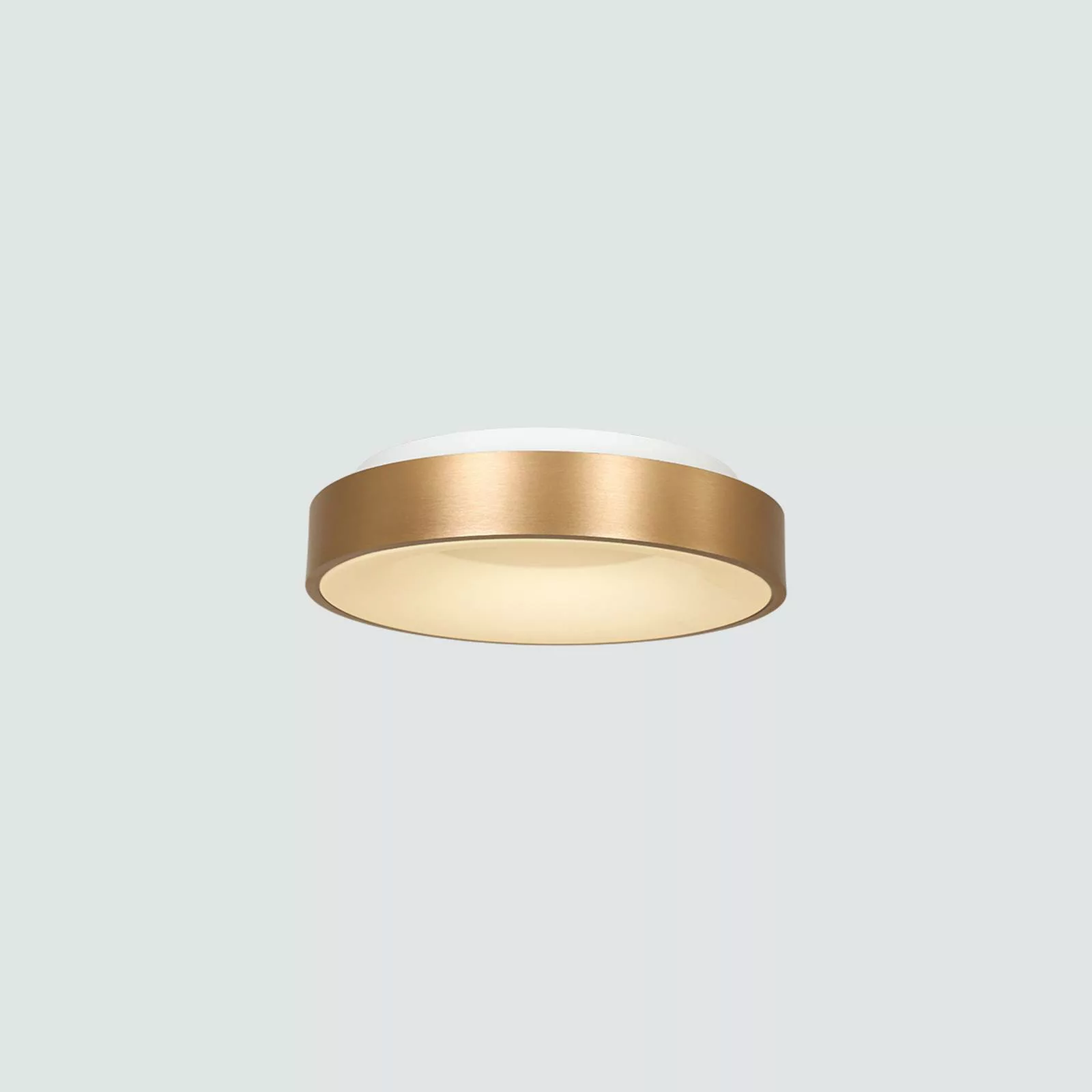 LED-Deckenleuchte Ringlede, 2.700 K, Ø 30 cm, gold, Metall günstig online kaufen