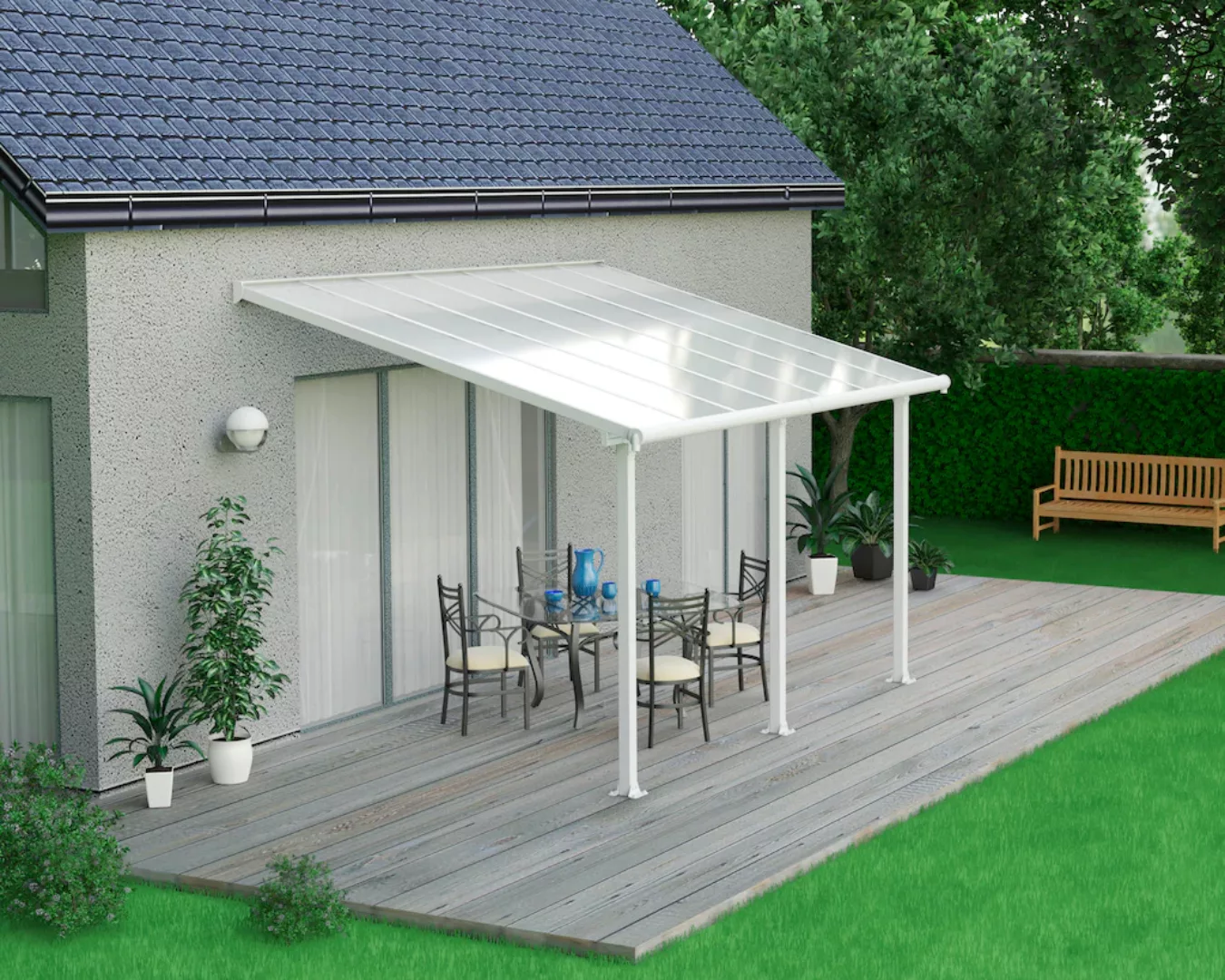 Palram - Canopia Terrassendach "Olympia 3x4.2", BxT: 425x295 cm günstig online kaufen