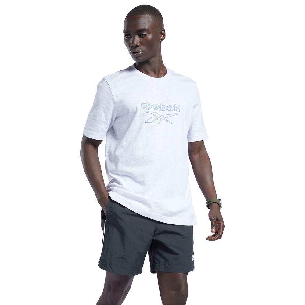 Reebok Classics F Vector Kurzärmeliges T-shirt 2XL White Melange / Essentia günstig online kaufen