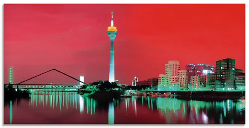 Artland Glasbild »Düsseldorf Skyline V«, Deutschland, (1 St.), in verschied günstig online kaufen