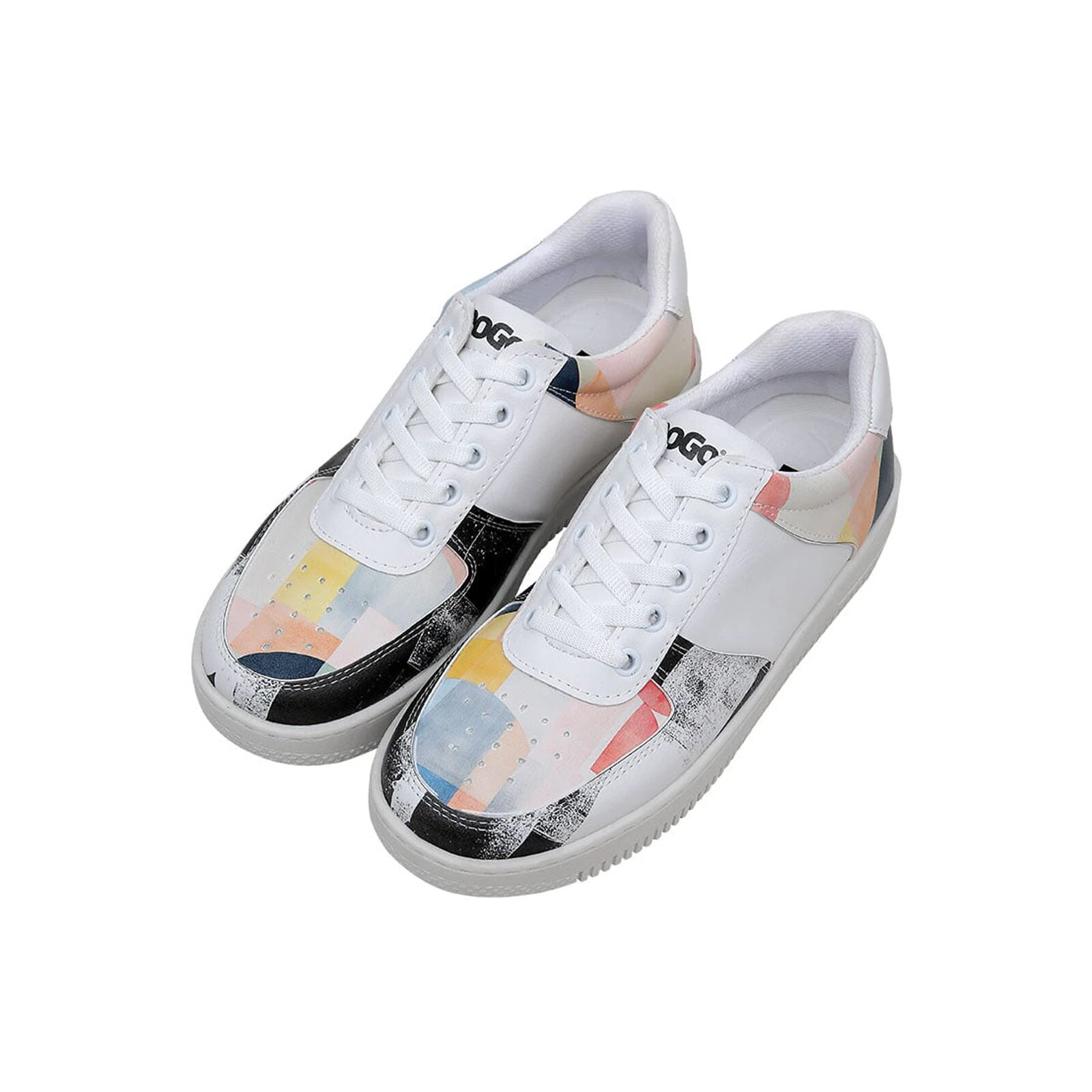 DOGO Sneaker "Dice Low-Top Sneaker Geometric Shapes Damen Sneaker", Handgef günstig online kaufen