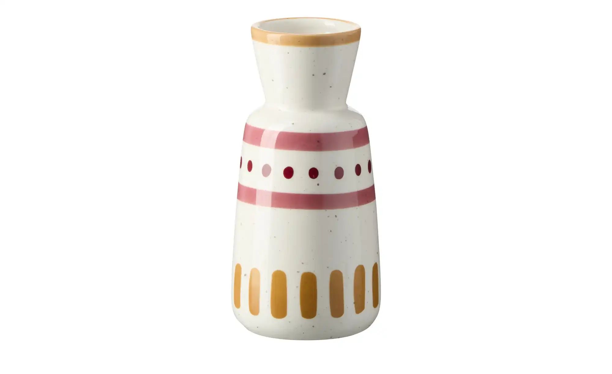 HOME STORY Vase   ¦ braun ¦ Dolomite ¦ Maße (cm): H: 17,8  Ø: 8.8 Accessoir günstig online kaufen