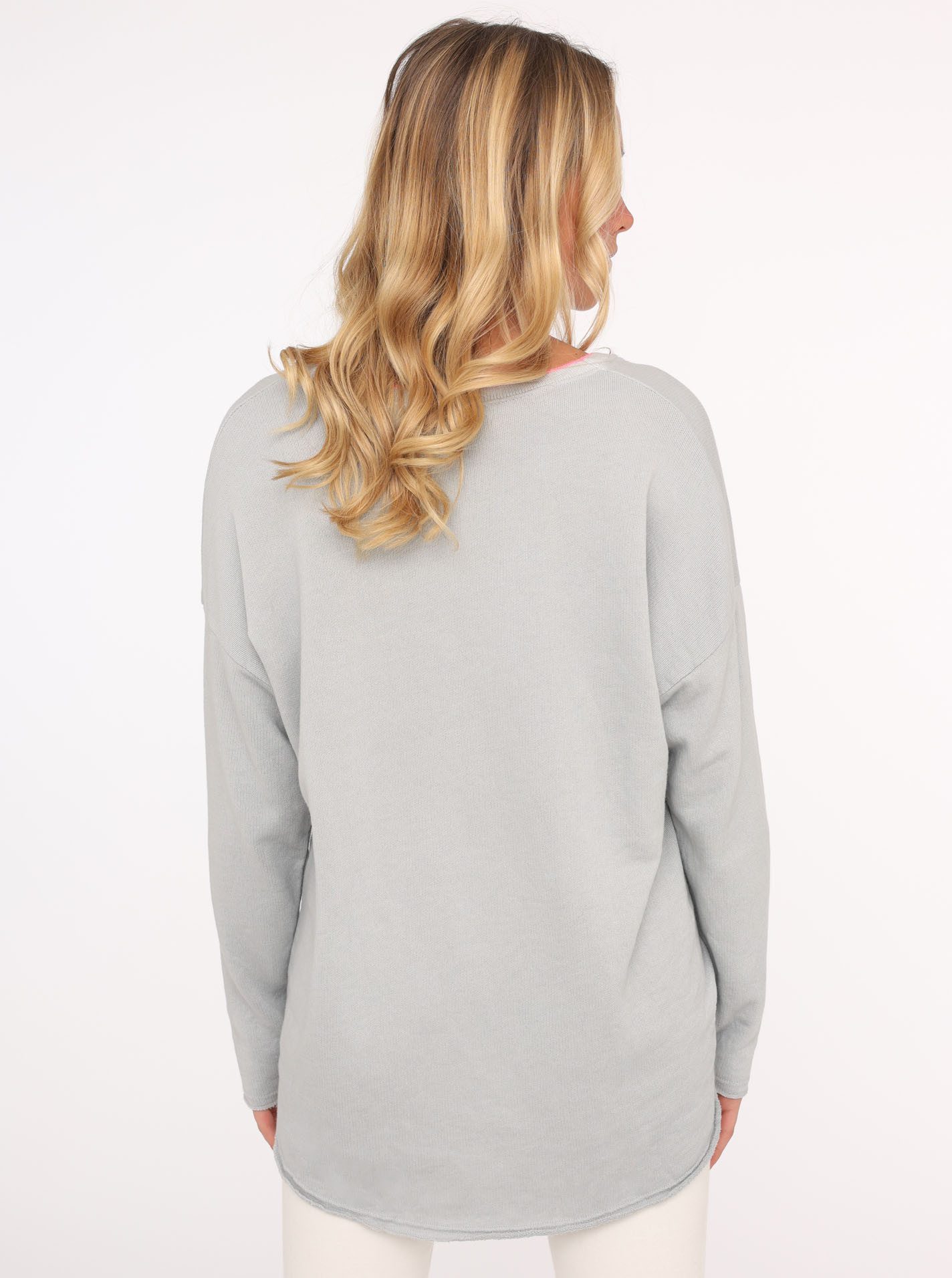 Zwillingsherz Sweatshirt "Positive Mind", mit Kontrastnaht in Neonfarbe günstig online kaufen