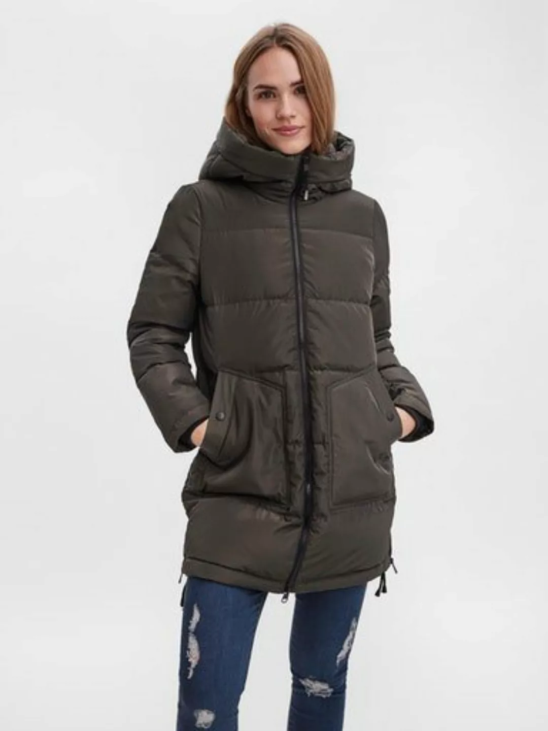 Vero Moda Oslo 3/4 Down Jacke XL Peat günstig online kaufen
