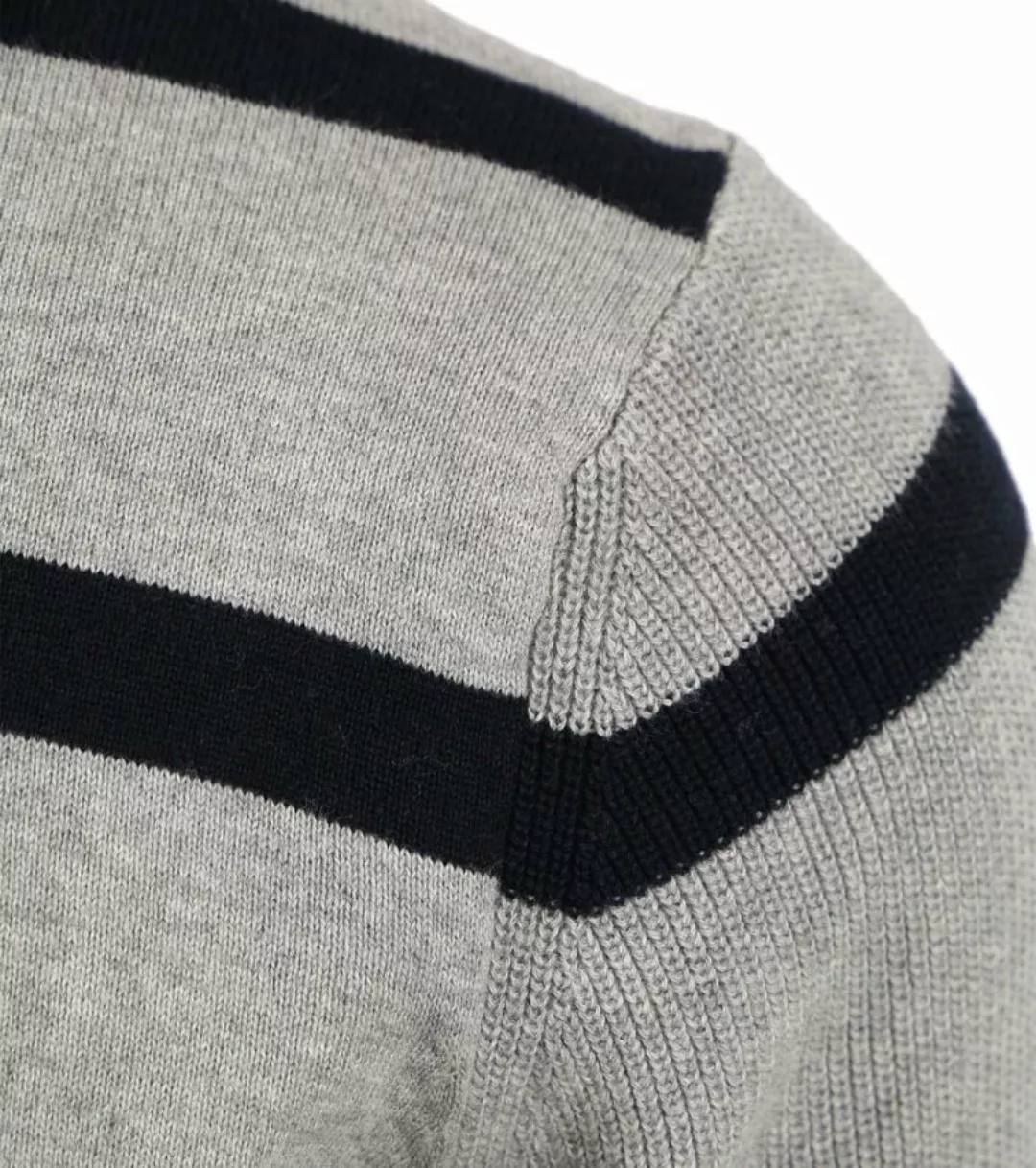 NZA Langarm Poloshirt Cheviot Grau - Größe S günstig online kaufen