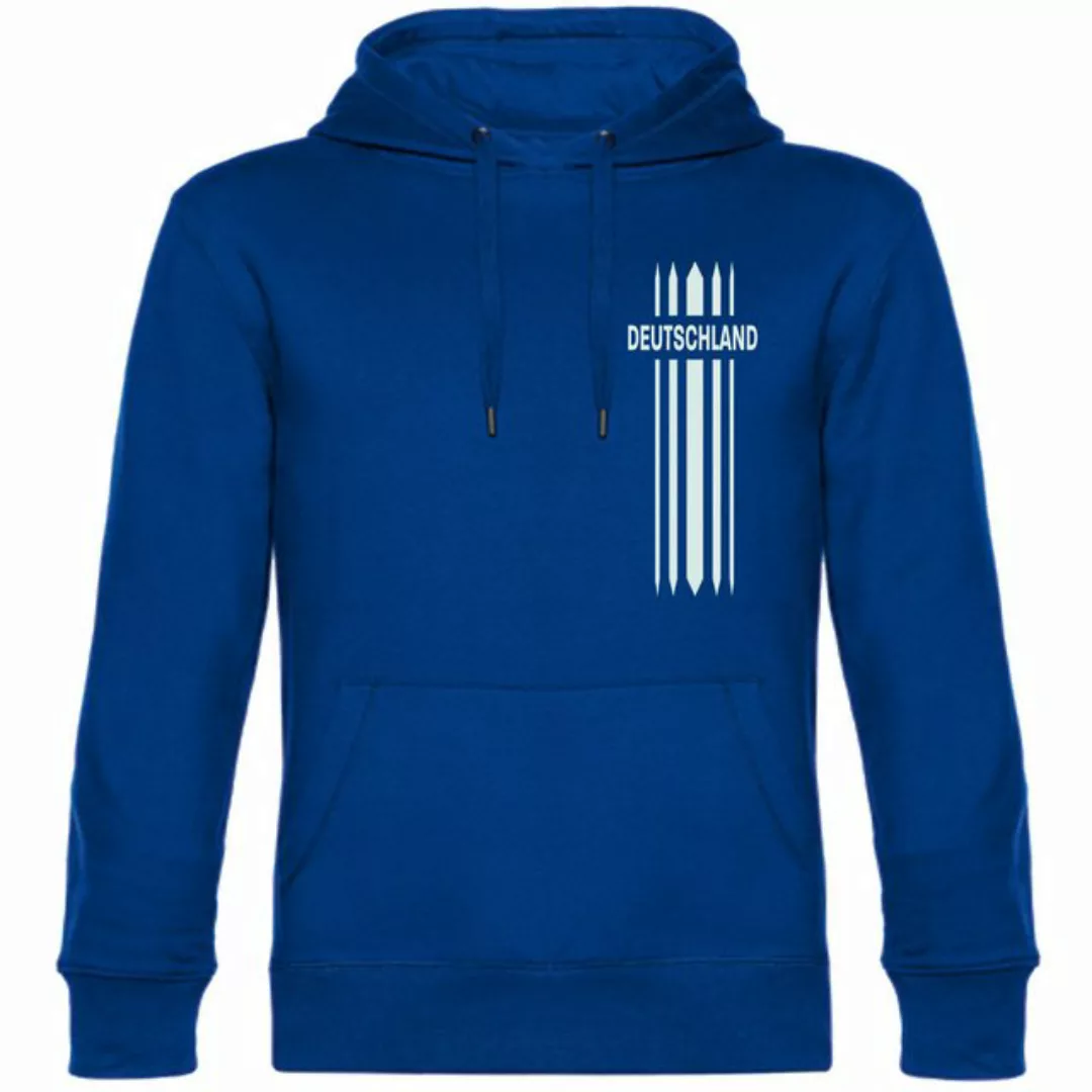 multifanshop Kapuzensweatshirt Deutschland - Streifen - Pullover günstig online kaufen