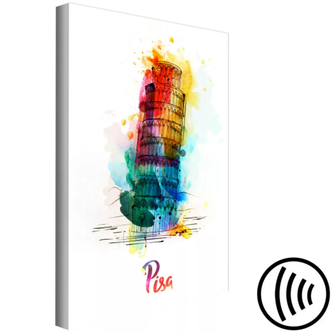 Wandbild Colourful Tower (1 Part) Vertical XXL günstig online kaufen