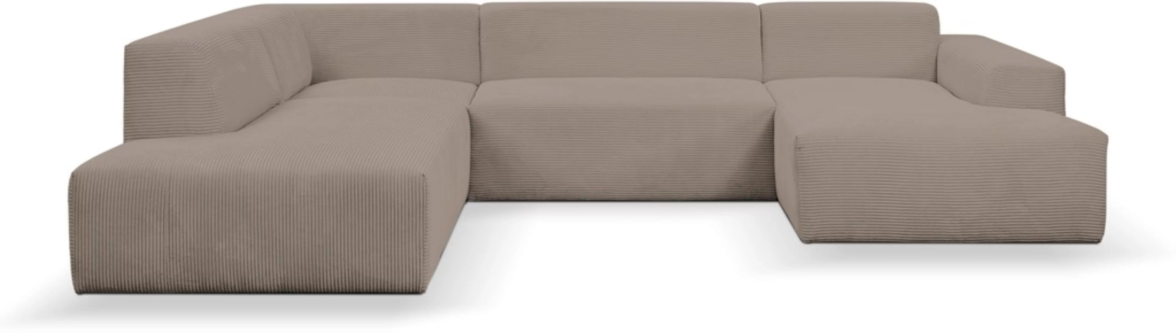 INOSIGN Wohnlandschaft "Zeus U-Form", Curvy Trend Wohnlandschaft mit urbane günstig online kaufen