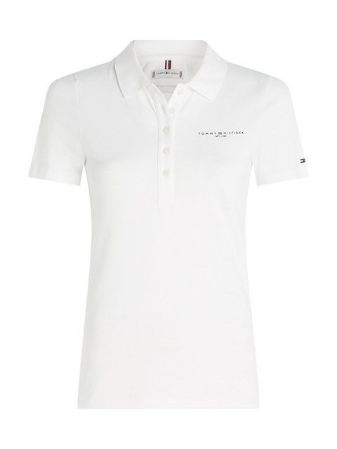 Tommy Hilfiger Poloshirt SLIM MINI CORP LOGO POLO SS mit Logostickerei günstig online kaufen