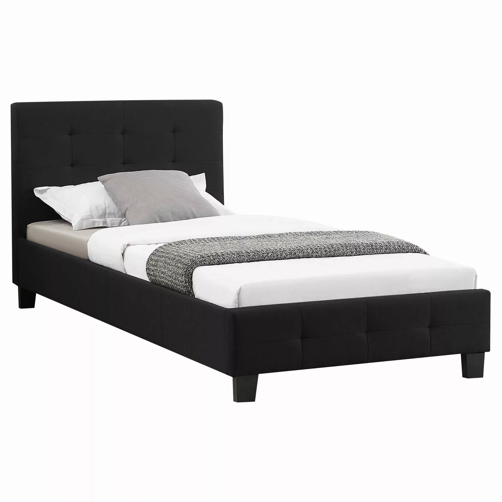 CARO-Möbel Polsterbett OHIO, Einzelbett 90x200 cm günstig online kaufen
