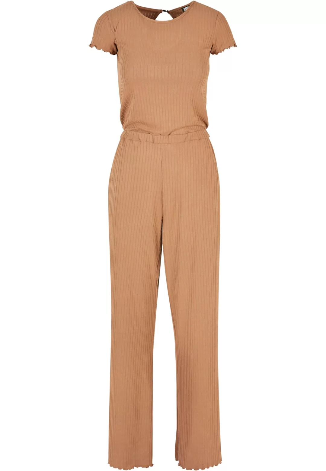 URBAN CLASSICS Jumpsuit "Urban Classics Damen Ladies Rib Wid Leg Jumpsuit", günstig online kaufen