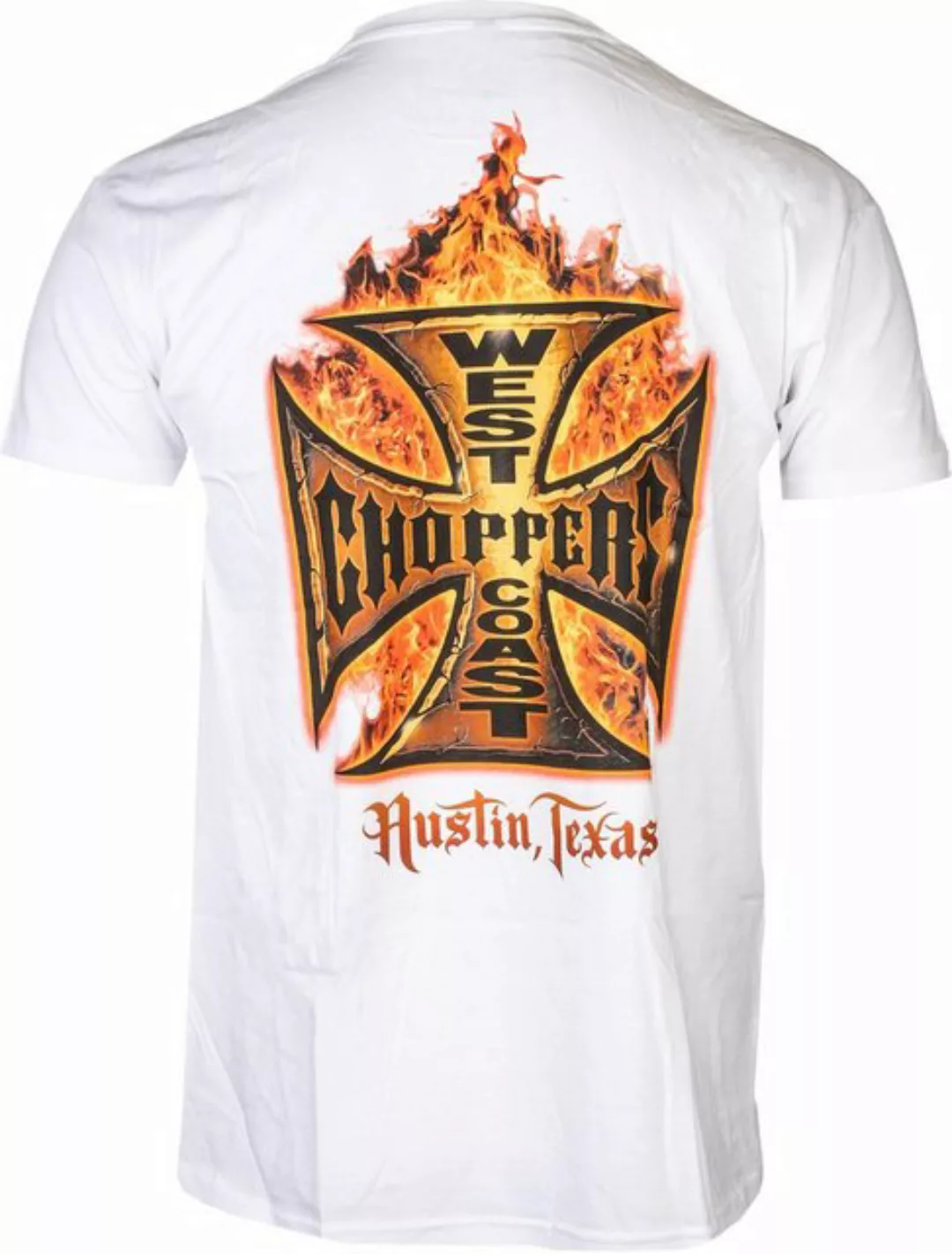 West Coast Choppers T-Shirt Goldfire White T-Shirt White günstig online kaufen