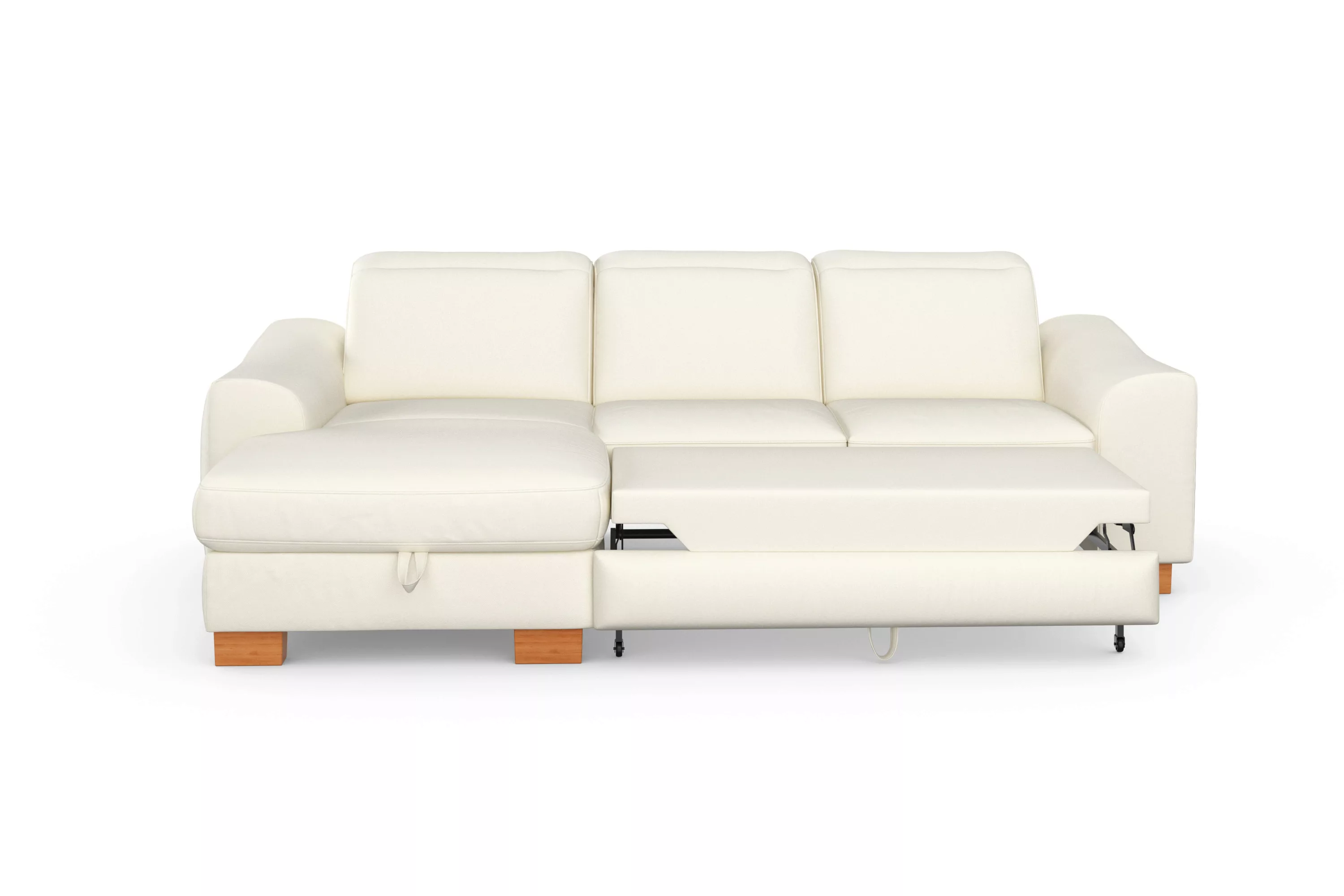 sit&more Ecksofa »Dundee L-Form«, mit Federkern und Massivholzfüßen, wahlwe günstig online kaufen