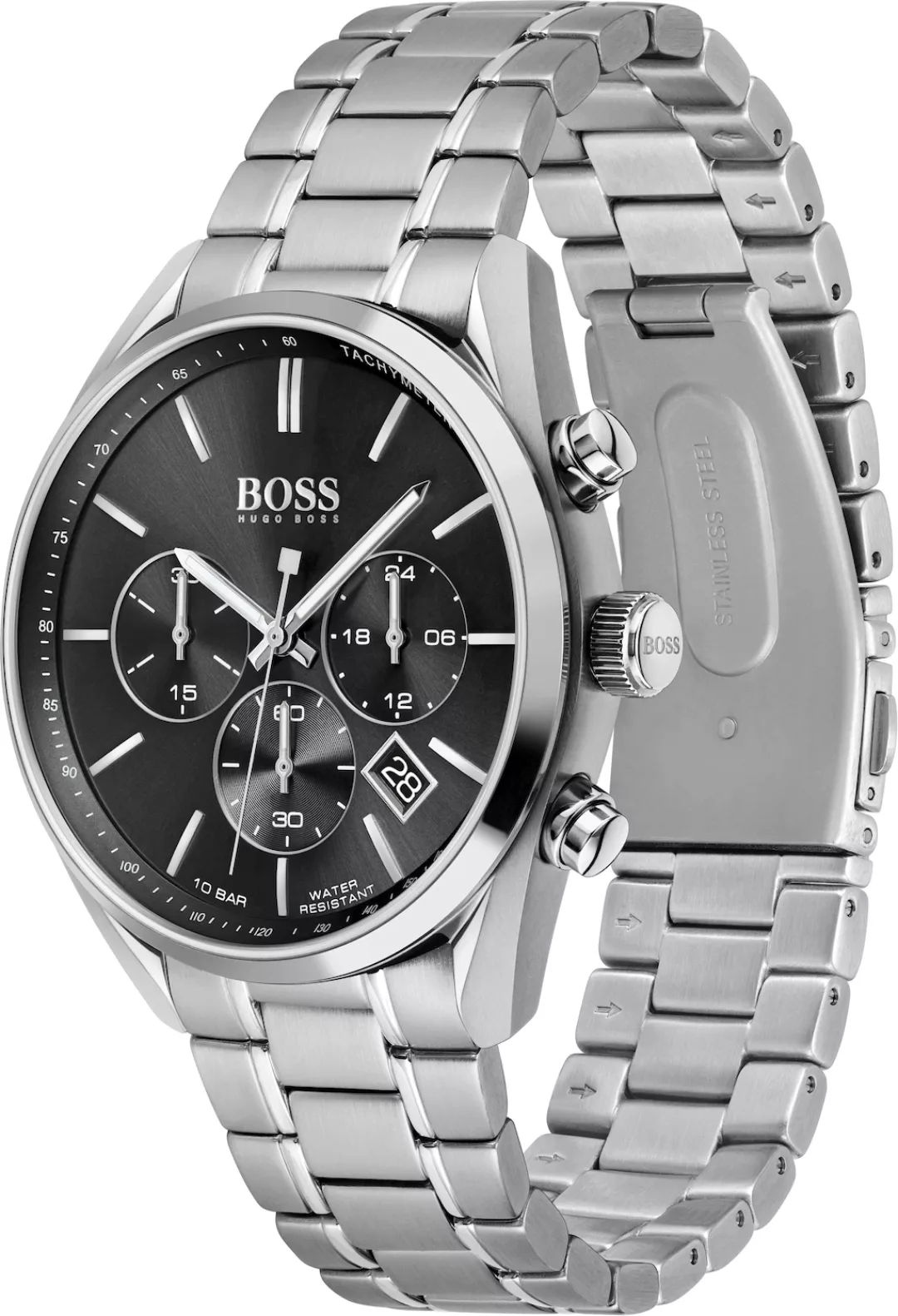 BOSS Chronograph »Champion, 1513871«, Quarzuhr, Herrenuhr, Armbanduhr, Stop günstig online kaufen