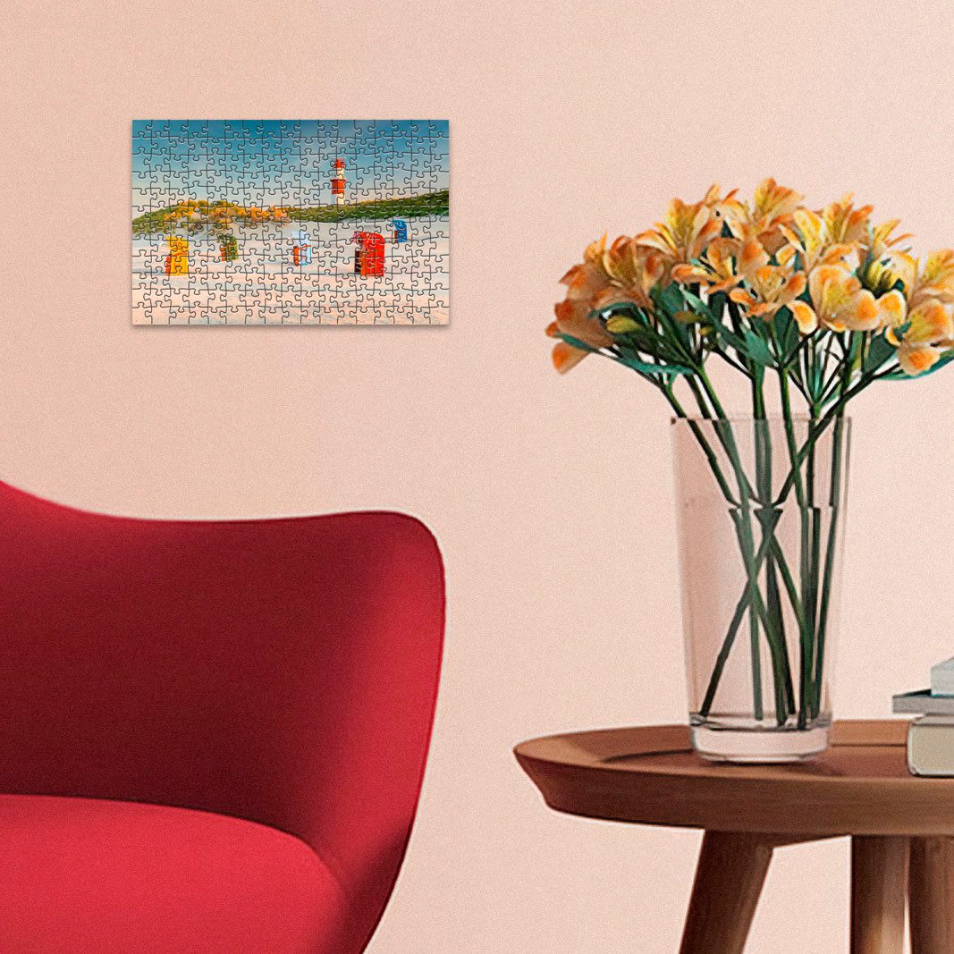 Ravensburger Puzzle Deutschland Collection, Leuchtturm hinter günstig online kaufen