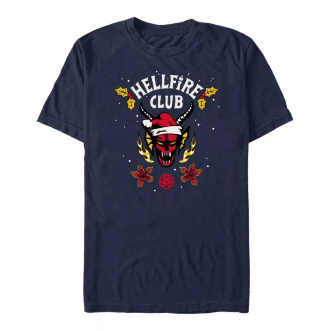 Netflix - Stranger Things - Hellfire Club Logo - Weihnachten - Männer T-Shi günstig online kaufen