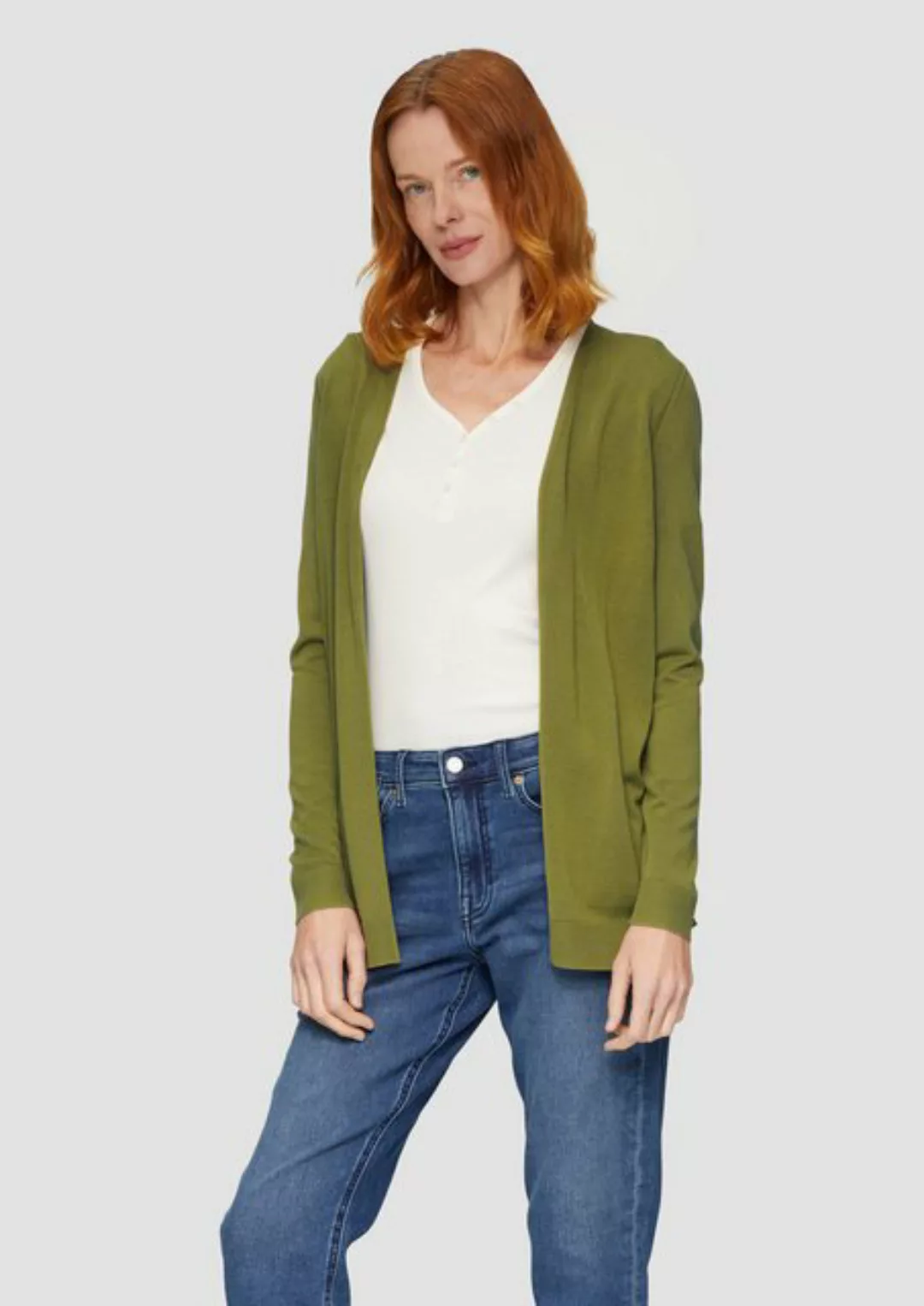 s.Oliver Cardigan leichter Cardigan Damen - lockere Stickjacke - Strickjack günstig online kaufen