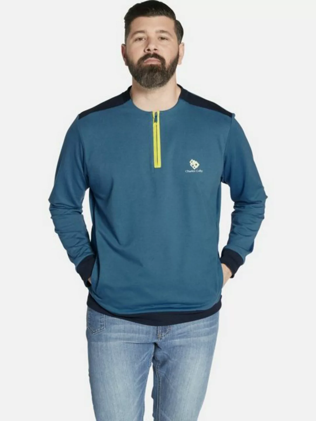 Charles Colby Sweatshirt EARL TORIN mit zwei Taschen günstig online kaufen