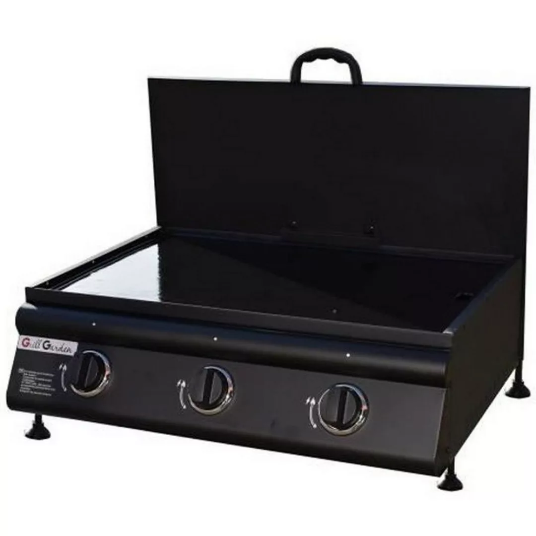 Gaskochplatte Grill Garden Castella Matte Hinterseite 1000 W günstig online kaufen