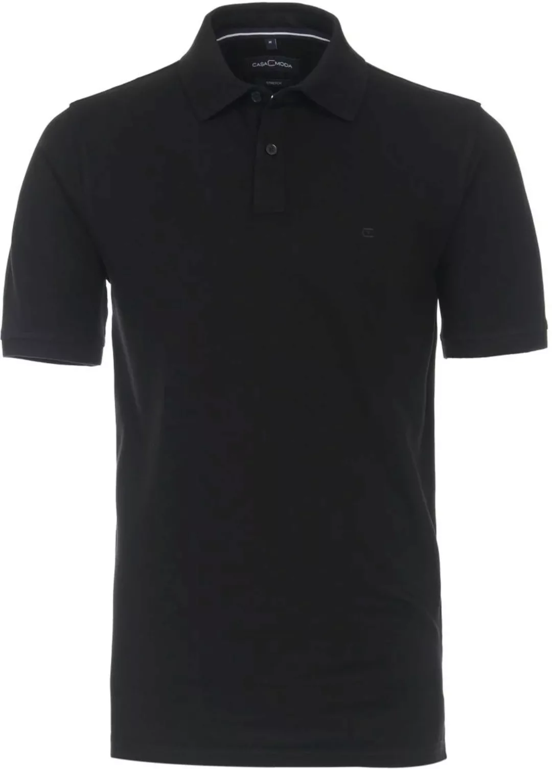 Casa Moda Poloshirt Stretch Schwarz - Größe 4XL günstig online kaufen