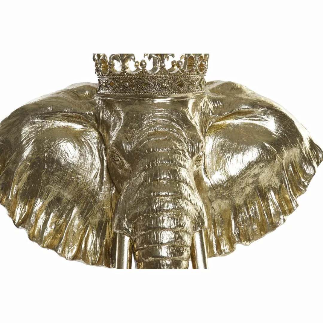 Deko-figur Dkd Home Decor Elefant Golden Harz (49 X 26,5 X 57 Cm) günstig online kaufen