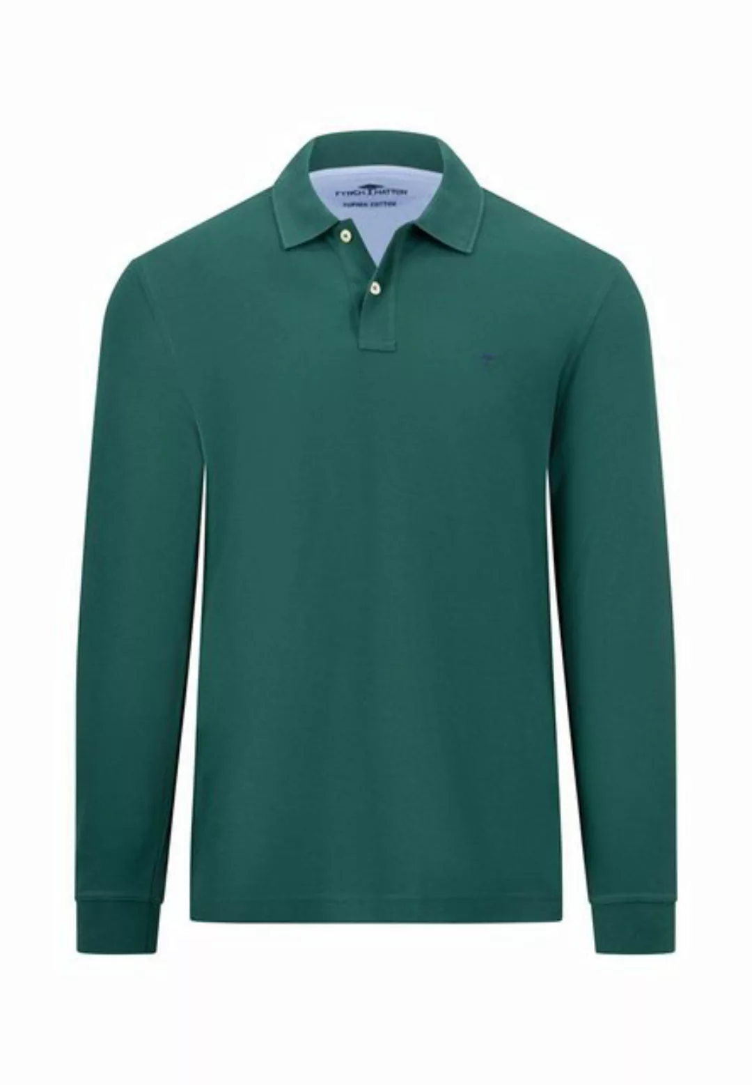 FYNCH-HATTON Langarm-Poloshirt Fynch-Hatton Herren Poloshirt langarm XXL (1 günstig online kaufen