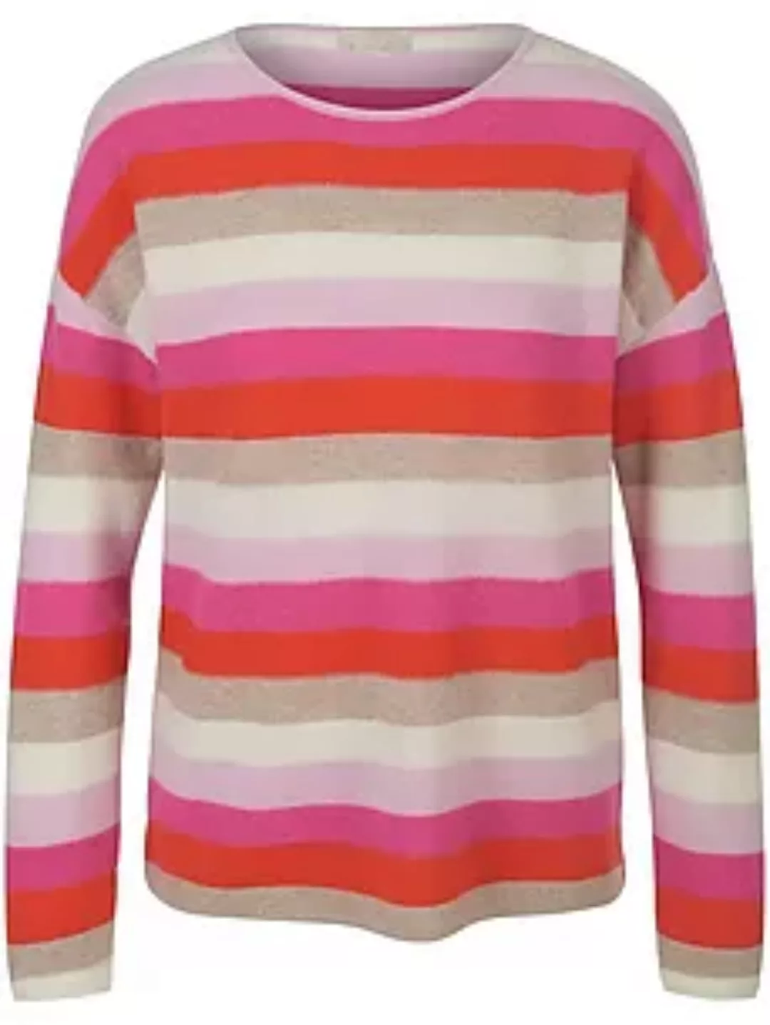 Rundhals-Pullover include pink günstig online kaufen