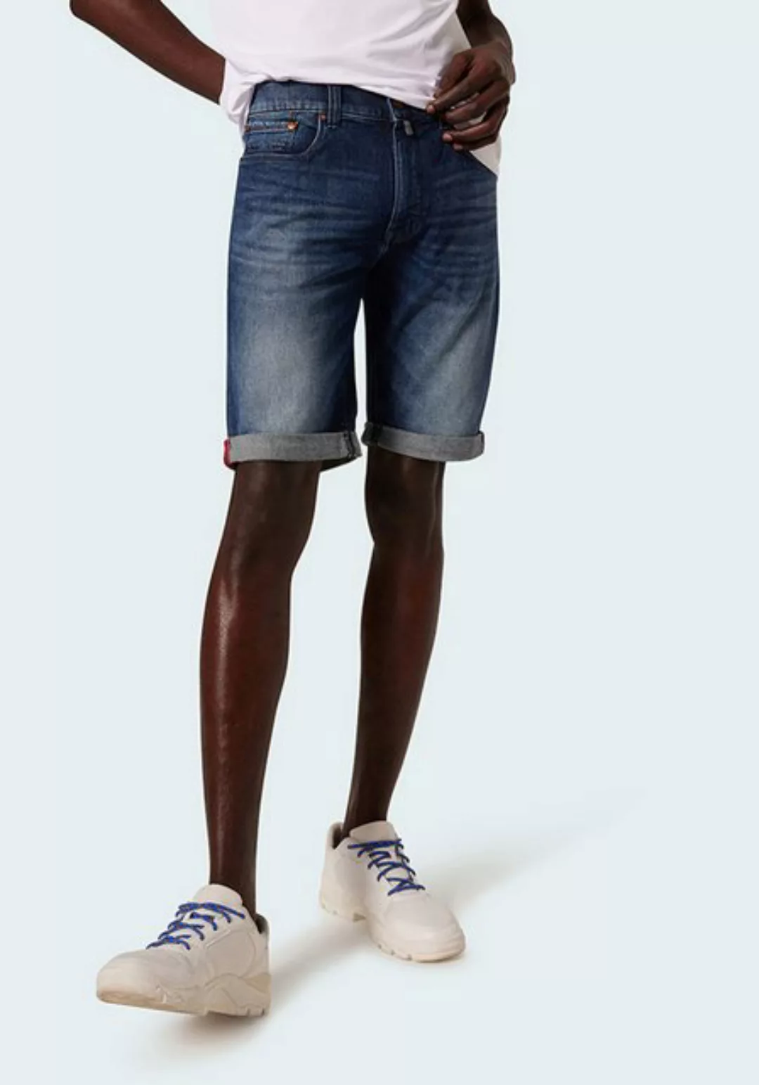 Pierre Cardin Jeansshorts Lyon Tapered Bermuda Stretchdenim günstig online kaufen