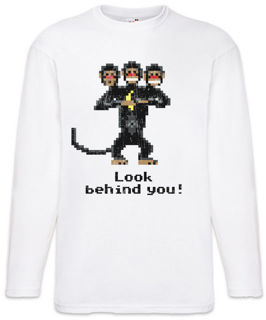 Urban Backwoods Langarmshirt Look Behind You Langarm T-Shirt Monkey The Gam günstig online kaufen