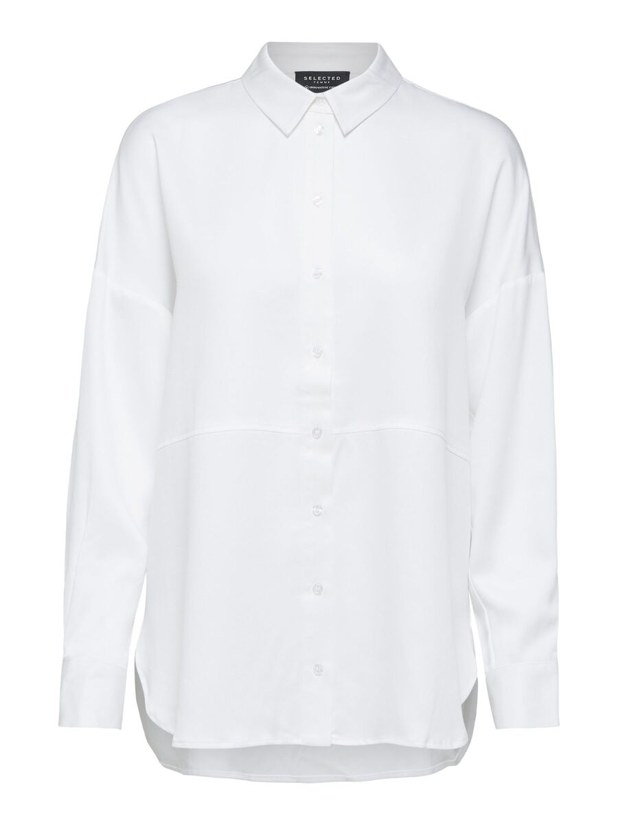 SELECTED Überschnittene Schultern Hemd Damen White günstig online kaufen