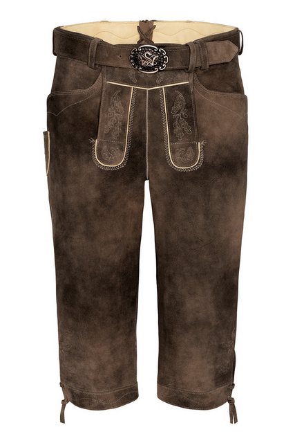 Spieth & Wensky Trachtenlederhose Kniebundlederhose - VITTORIO II - biber, günstig online kaufen