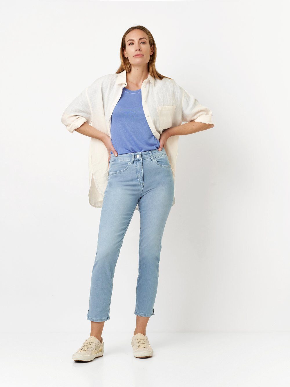 TONI 7/8-Jeans geschlitzt, mit Stretch günstig online kaufen
