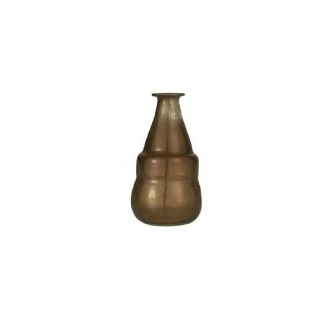 Kleine Vase Vintage Bauchig Braun günstig online kaufen