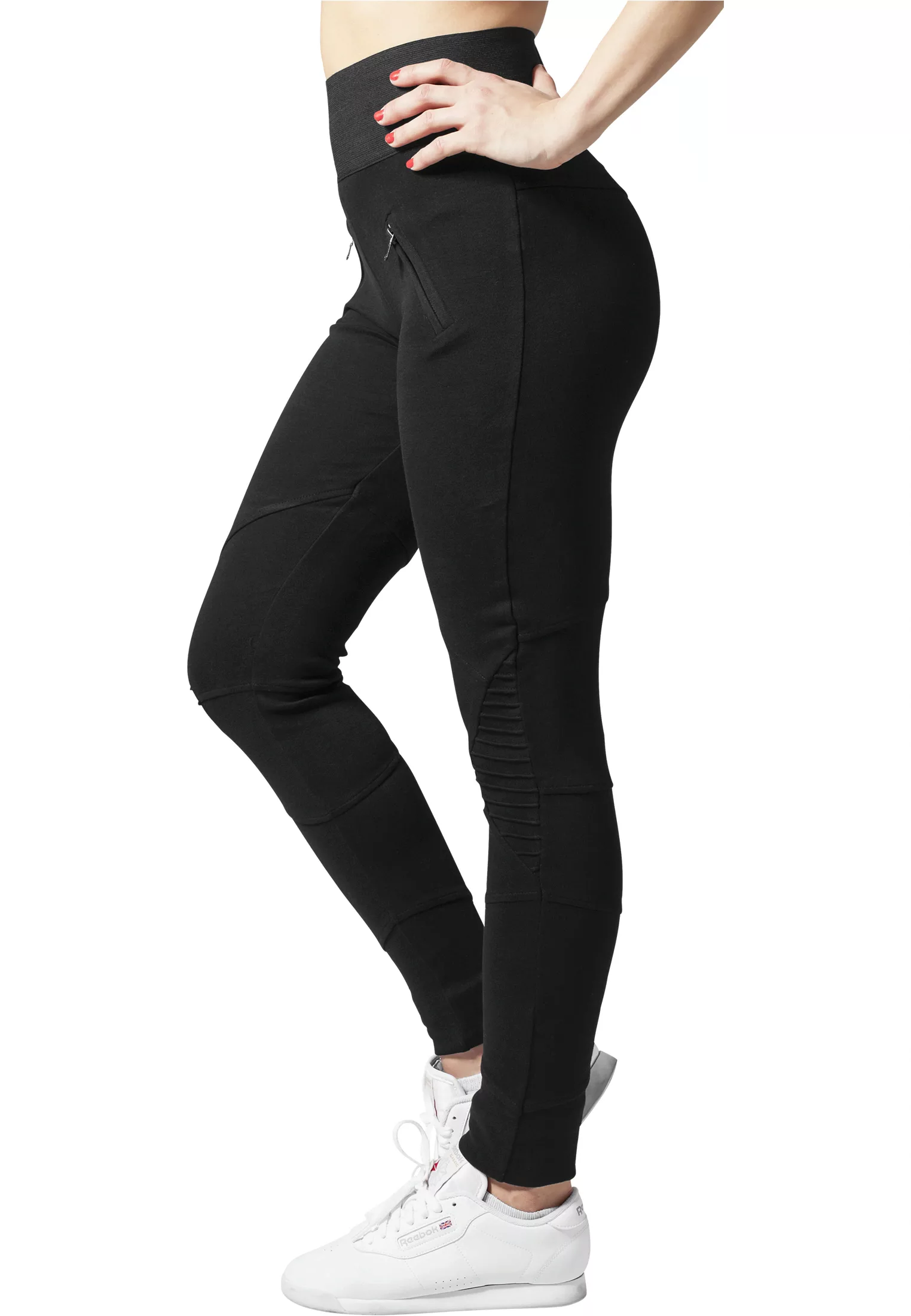 URBAN CLASSICS Leggings "Urban Classics Damen Ladies Interlock High Waist L günstig online kaufen