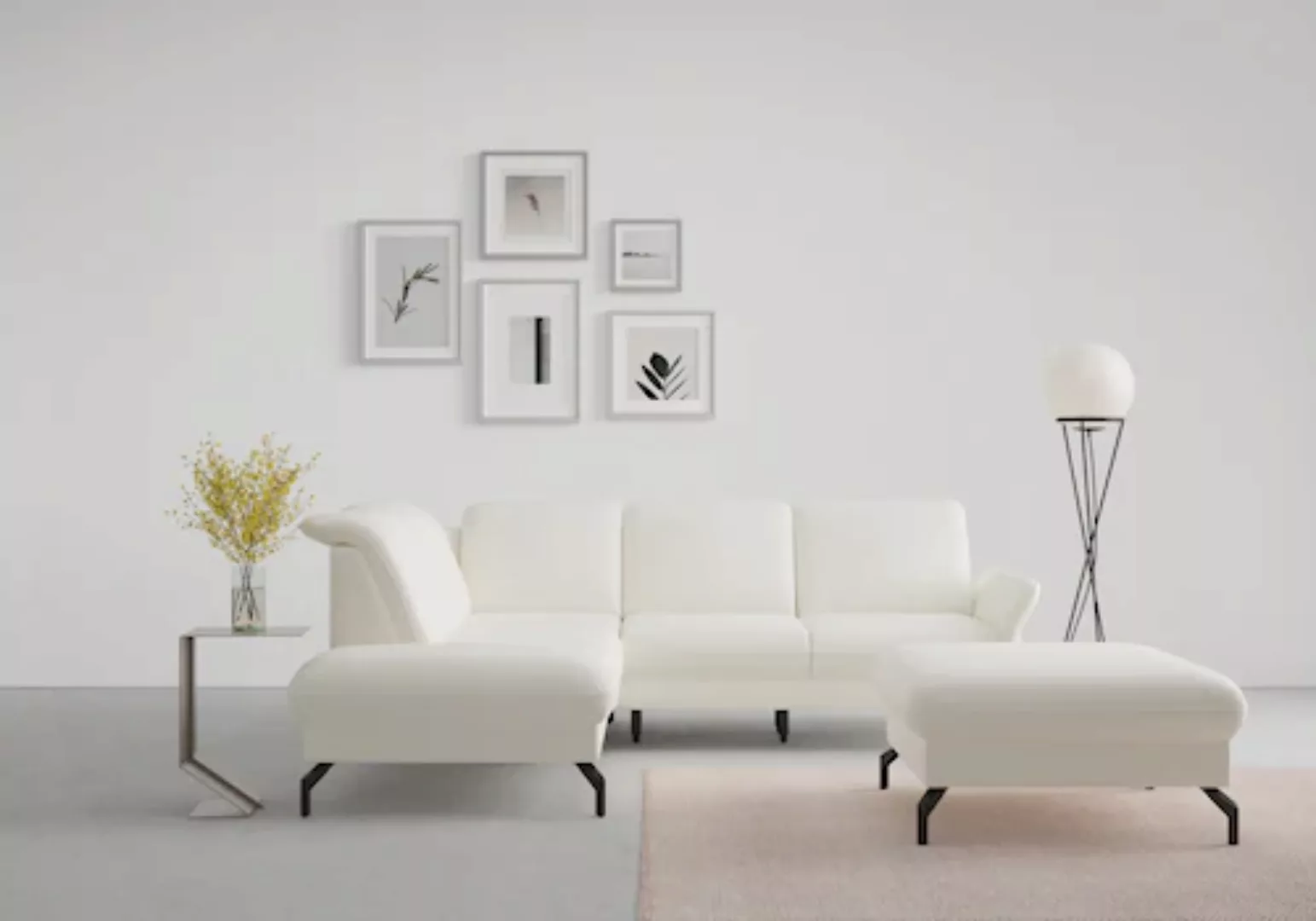 sit&more Ecksofa »Fashion L-Form«, wahlweise mit Kopfteilverstellung und Vo günstig online kaufen