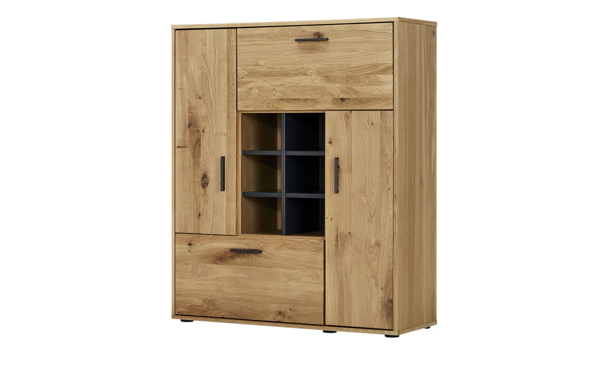 Woodford Highboard  Oakland ¦ holzfarben ¦ Maße (cm): B: 104 H: 125 T: 37.0 günstig online kaufen