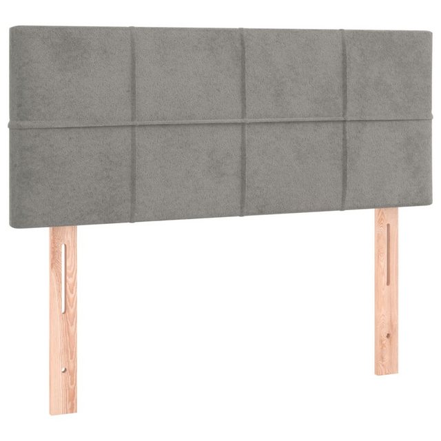 vidaXL Bett, Kopfteile 2 Stk. Taupe 90x5x78/88 cm Stoff günstig online kaufen