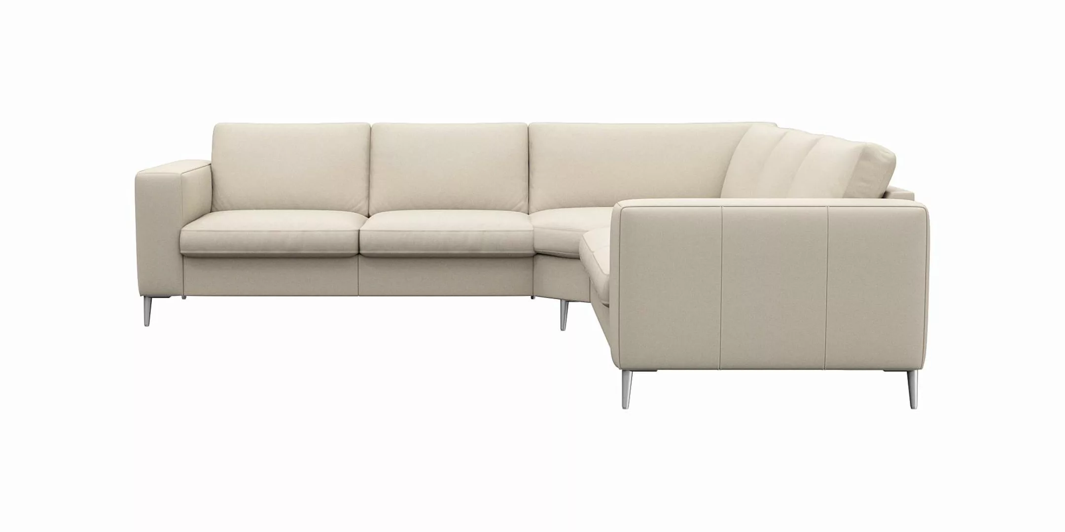 FLEXLUX Ecksofa »Fiore, gleichschenklig, super Sitzkomfort durch Kaltschaum günstig online kaufen