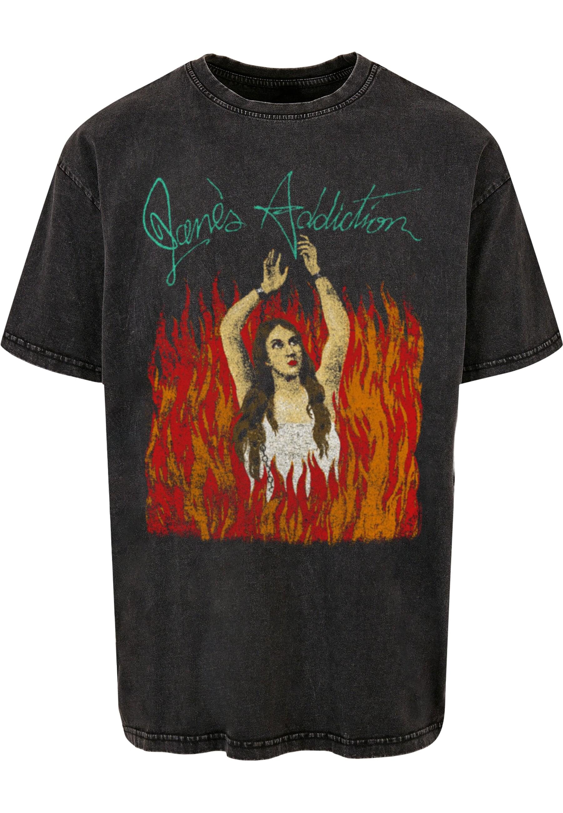 Merchcode T-Shirt "Merchcode Janes Addiction - Ritualo Acid Washed Oversize günstig online kaufen