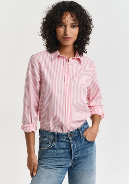 Gant Hemdbluse "REG POPLIN STRIPED SHIRT", mit einer kleinen Logostickerei günstig online kaufen