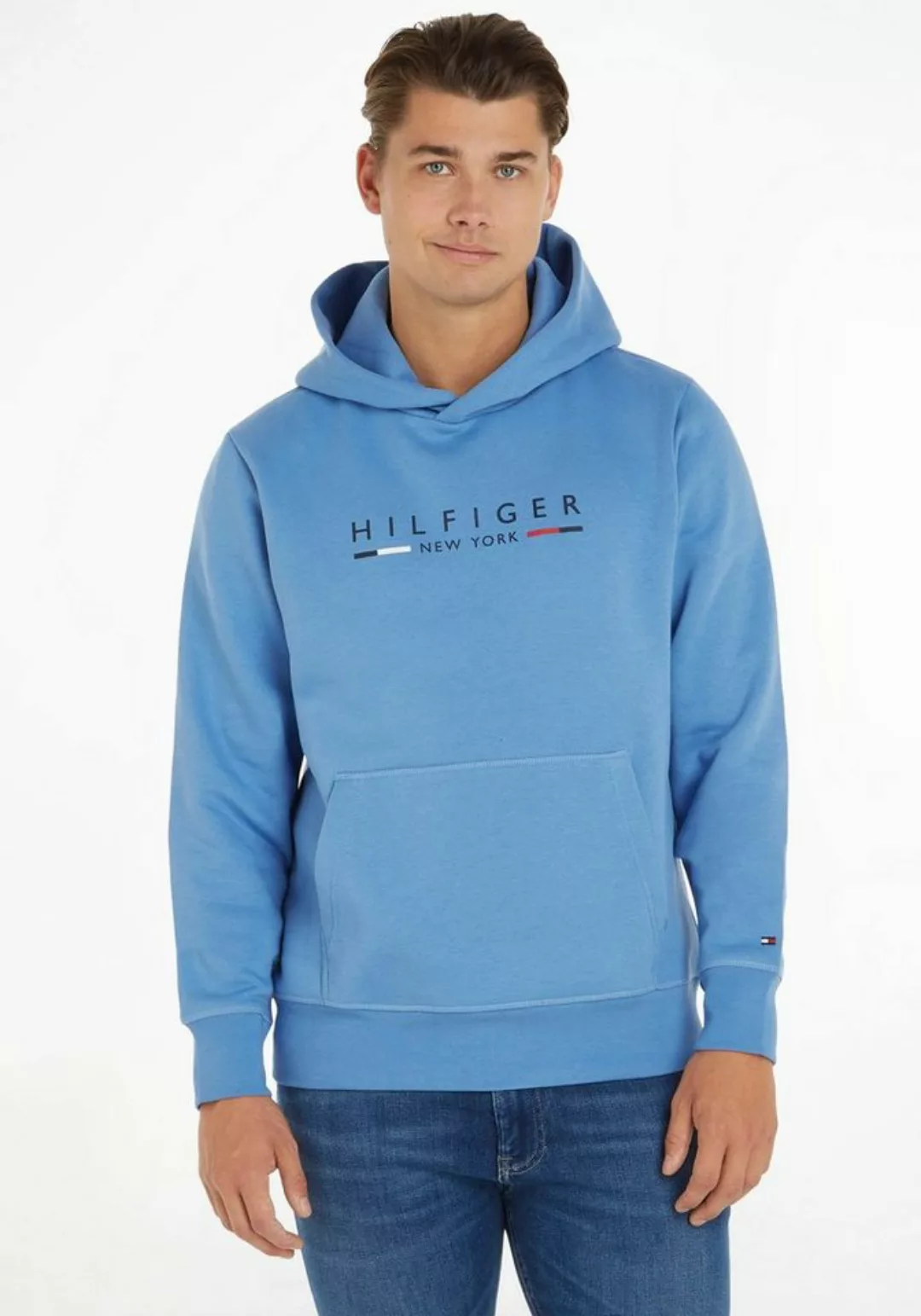 Tommy Hilfiger Hoodie HILFIGER NEW YORK HOODY mit Kängurutasche günstig online kaufen